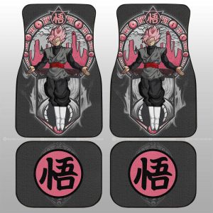 Goku Black Rose Car Floor Mats Custom Car Interior Accessories