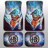 Goku Blue Car Floor Mats Custom Car Accessories