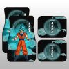 Goku Blue Car Floor Mats Custom Dragon Ball Anime Car Accessories