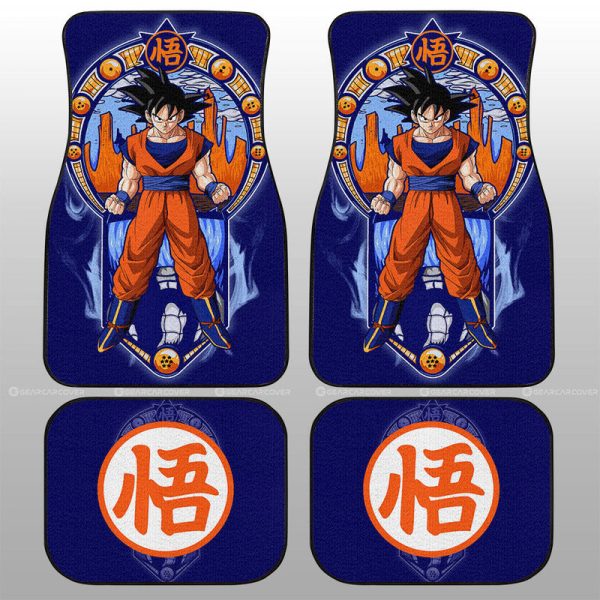 Goku Car Floor Mats Custom Car Interior Accessories