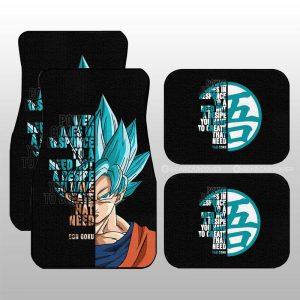 Goku Car Floor Mats Custom Gift For Dragon Ball Anime Fans