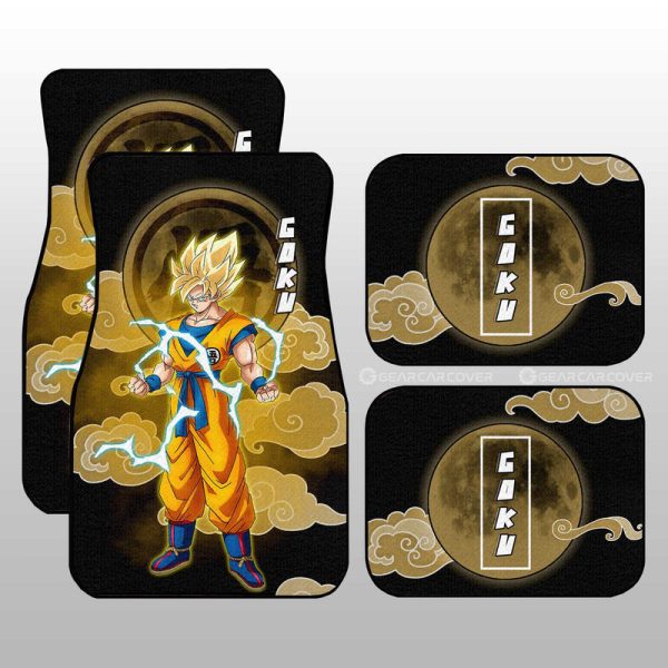 Goku SSJ Car Floor Mats Custom Anime Dragon Ball Car Accessories