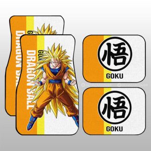 Goku SSJ Car Floor Mats Custom Car Accessories For Fans