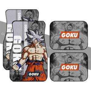 Goku Ultra Car Floor Mats Custom Anime Dragon Ball Car Accessories