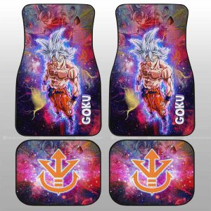 Goku Ultra Instinct Car Floor Mats Custom Car Accessories