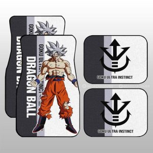 Goku Ultra Instinct Car Floor Mats Custom Dragon Ball Car Accessories For Anime Fans