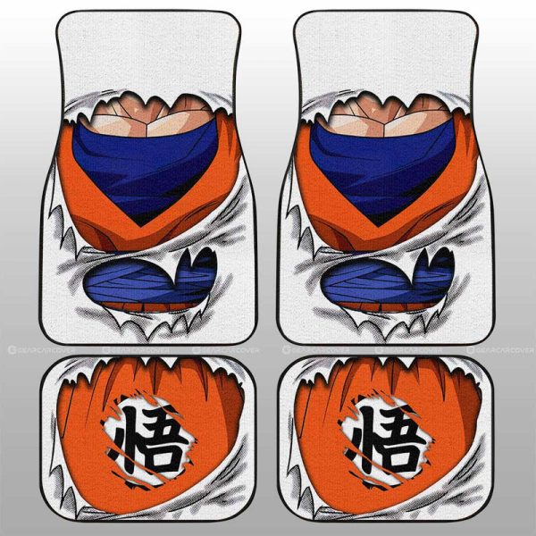 Goku Uniform Car Floor Mats Custom