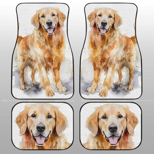 Golden Retriever Car Floor Mats Custom Car Accessories