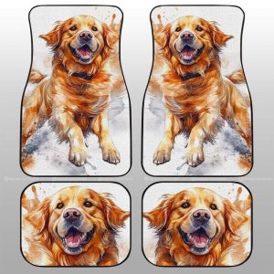 Golden Retriever Car Floor Mats Custom Car Accessories