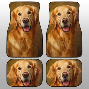 Golden Retriever Car Floor Mats Custom Car Accessories