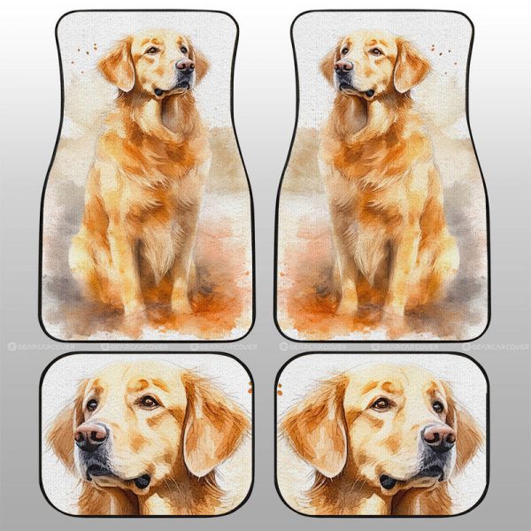 Golden Retriever Car Floor Mats Custom Car Accessories