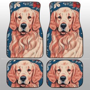 Golden Retriever Car Floor Mats Custom Car Accessories