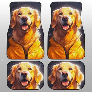 Golden Retriever Car Floor Mats Custom Car Accessories