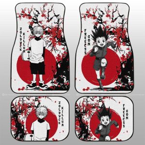 Gon And Killua Car Floor Mats Custom Japan Style Hunter x Hunter Car Accessories