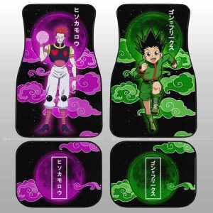 Gon Freecss And Hisoka Morow Car Floor Mats Custom Car Accessories