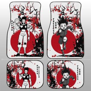 Gon Freecss And Hisoka Morow Car Floor Mats Custom Japan Style Car Accessories