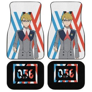 Goro code 056 Car Floor Mats Custom Anime Darling In The Franxx Car Accessories