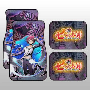 Gowther Car Floor Mats Custom Galaxy Manga Style