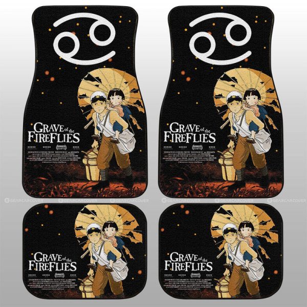 Grave Of The Fireflies Car Floor Mats Custom Car Accessories