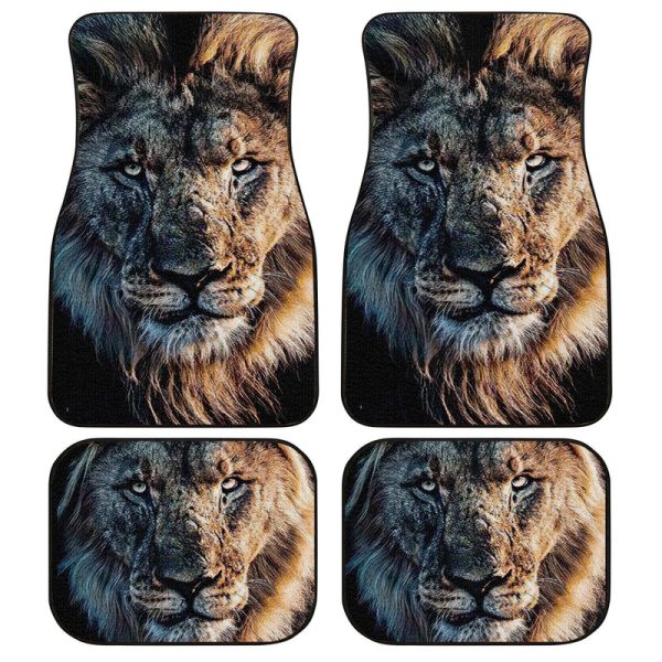 Great Dad Lion Car Floor Mats Custom Car Accessories Gift For Dad