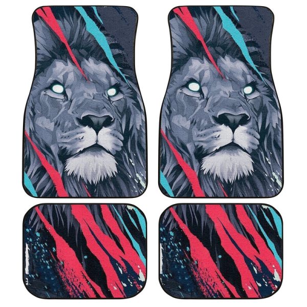 Great Gift For Dad Lion Car Floor Mats Custom Car Accessories