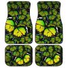 Green Butterfly Car Floor Mats Custom Beautiful Car Accessories