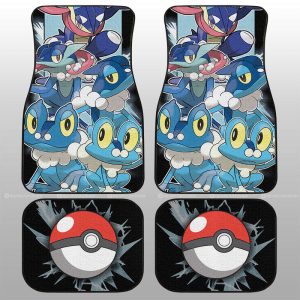 Greninja Car Floor Mats Custom Car Accessories For Fans