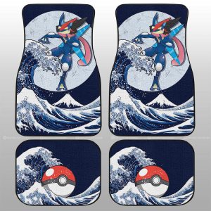 Greninja Car Floor Mats Custom Pokemon Car Accessories