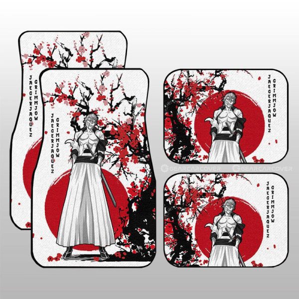 Grimmjow Jaegerjaquez Car Floor Mats Custom Japan Style Bleach Car Interior Accessories