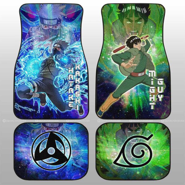 Guy And Kakashi Car Floor Mats Custom Characters Car Accessories