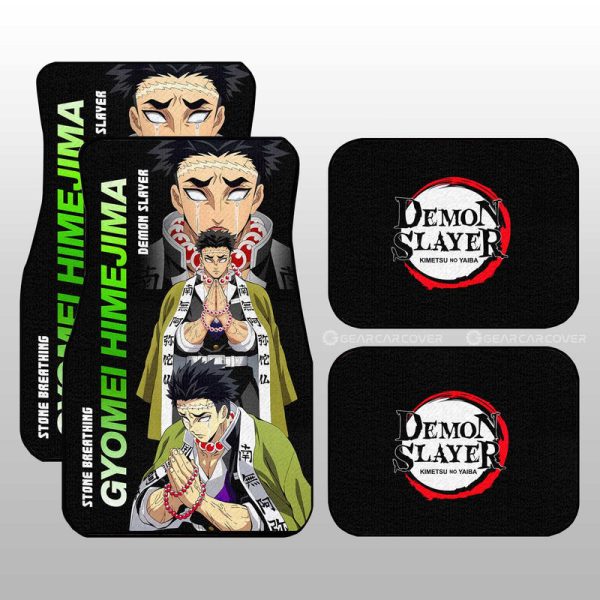 Gyomei Himejima Car Floor Mats Custom Demon Slayer Anime