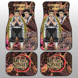 Gyomei Himejima Car Floor Mats Custom Demon Slayer Anime Car Accessories