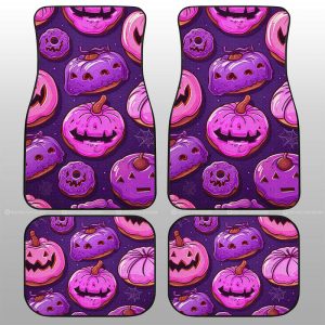 Halloween Donuts Car Floor Mats Custom Girly Pattern Car Accessories