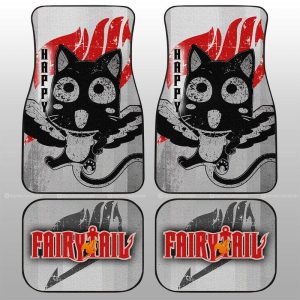 Happy Car Floor Mats Custom Fairy Tail Anime Car Interior Accessories