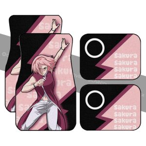 Haruno Sakura Car Floor Mats Custom Anime Car Interior Accessories