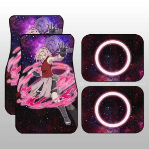 Haruno Sakura Car Floor Mats Custom Anime Galaxy Style Car Accessories For Fans