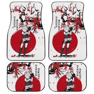 Haruno Sakura Car Mats Custom Japan Style Anime Car Interior Accessories