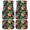 Hawaiian Car Floor Mats Custom Hibiscus Plumeria Flower Car Interior Accessories