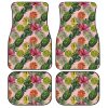 Hawaiian Car Floor Mats Custom Pineaple Tropical Car Accessories