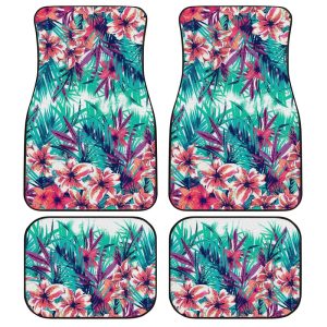 Hawaiian Car Floor Mats Custom Tropical Flower Car Accessories