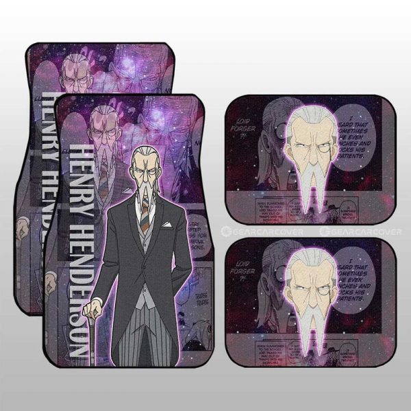 Henry Henderson Car Floor Mats Custom Galaxy Style Spy x Family Anime Car Accessories