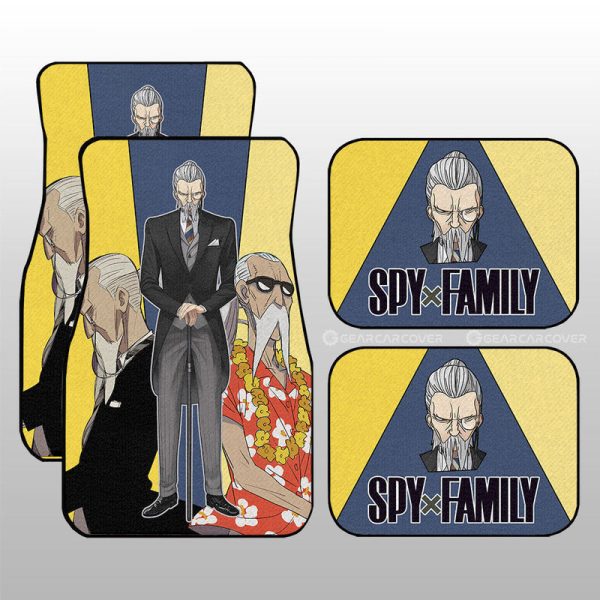 Henry Henderson Car Floor Mats Custom Spy x Family Anime Car Accessories