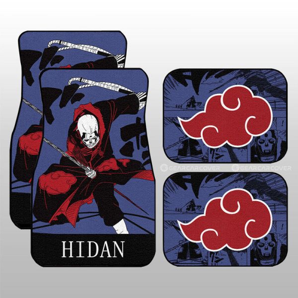 Hidan Car Floor Mats Custom Anime Car Accessories Manga Color Style