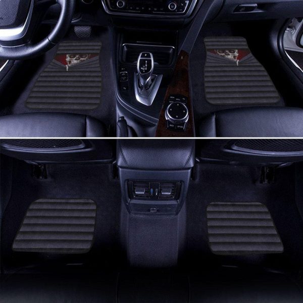 Hidden Skull Car Floor Mats Custom Funny Car Accessories