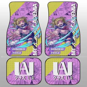 Himiko Toga Car Floor Mats Custom My Hero Academia Car Interior Accessories