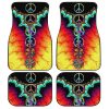 Hippie Peace Car Floor Mats Custom Amazing Car Accessories Gift Idea