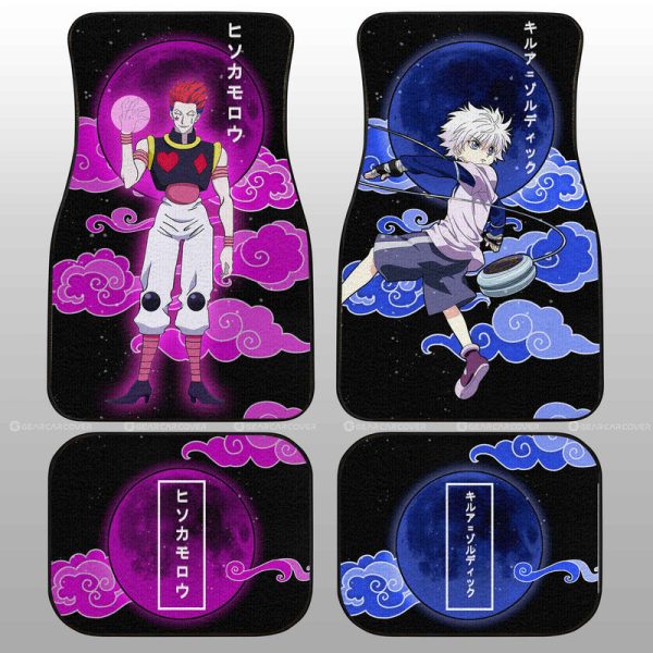 Hisoka Morow And Killua Zoldyck Car Floor Mats Custom Car Accessories