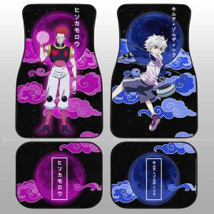 Hisoka Morow And Killua Zoldyck Car Floor Mats Custom Hunter x Hunter Anime Car Accessories