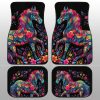 Horse Floral Car Floor Mats Custom Car Accessories