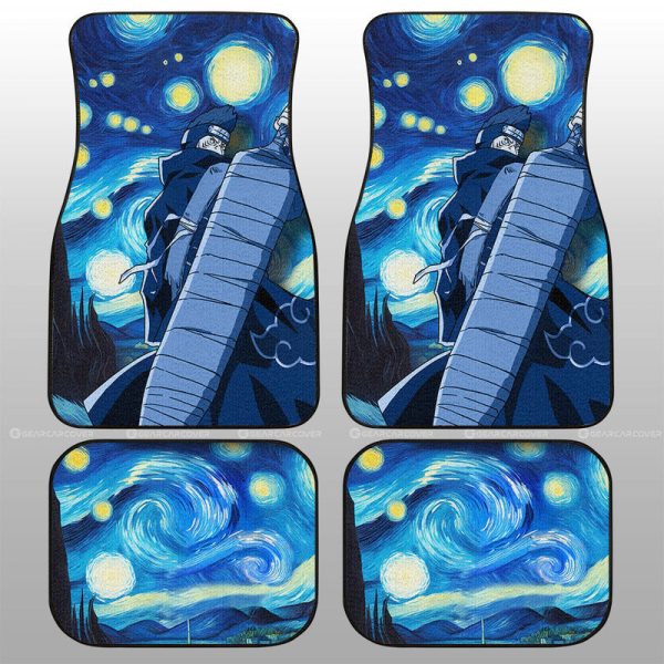 Hoshigaki Kisame Car Floor Mats Custom Starry Night Styles